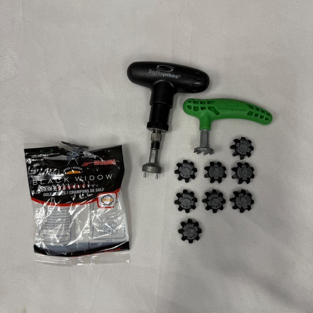 Softspikes Black Widow Golf‎ Cleats Replacement Kit with Tools